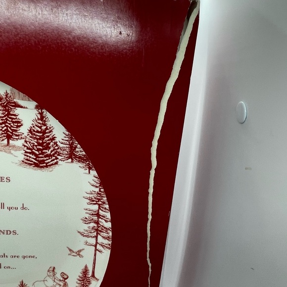 Christmas ~The Friendship Plate by Hallmark Vintage 12.5" wide - Picture 2 of 10